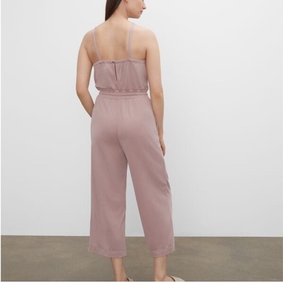 Club Monaco Elastic Waist Crop
Halter Neck Jumpsuit In Mauve - Picture 2 of 5